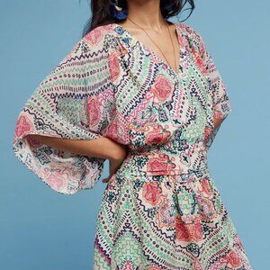 Maeve for Anthropologie Siya Kimono mini dress